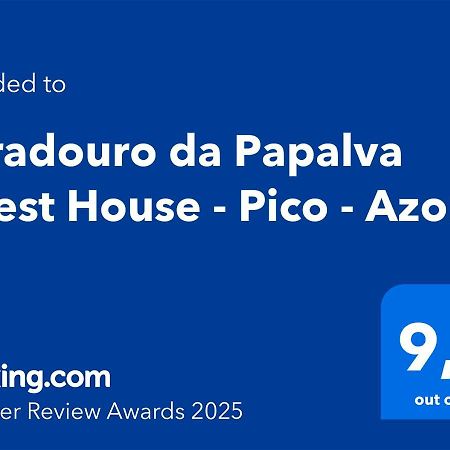 Miradouro Da Papalva Guest House - Pico - Azores Sao Joao  Exterior foto